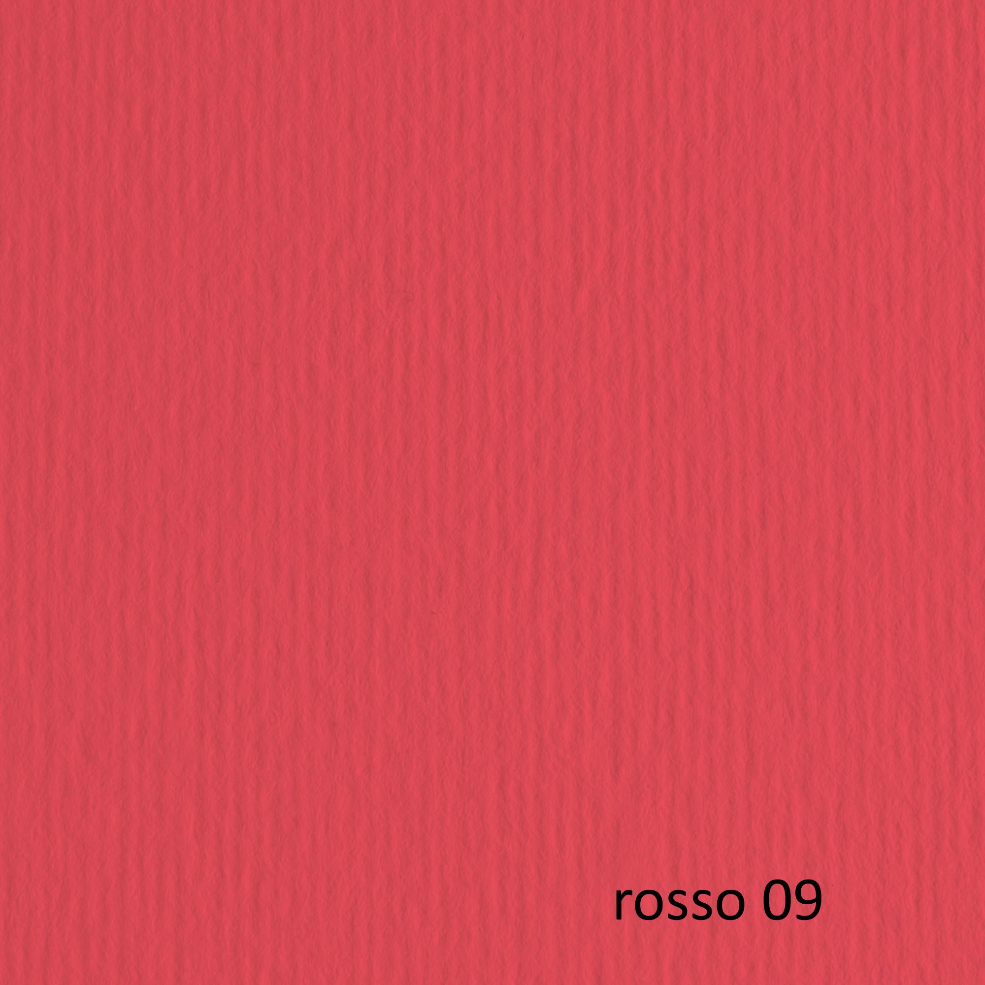 Cartoncino Elle Erre - 50x70cm - 220gr - rosso 109 - Fabriano -  blister 20 fogli