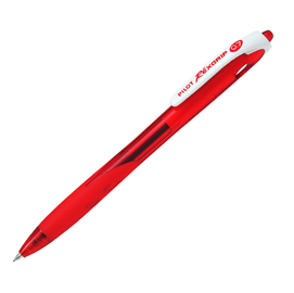 Penna a sfera a scatto Rexgrip Begreen - punta 1,0mm - rosso - Pilot