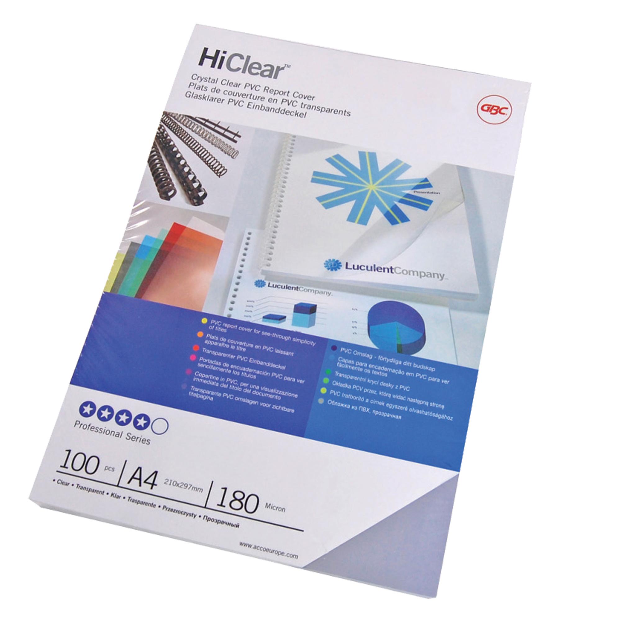 Copertine Hi-Clear - A4 - 180 micron - …