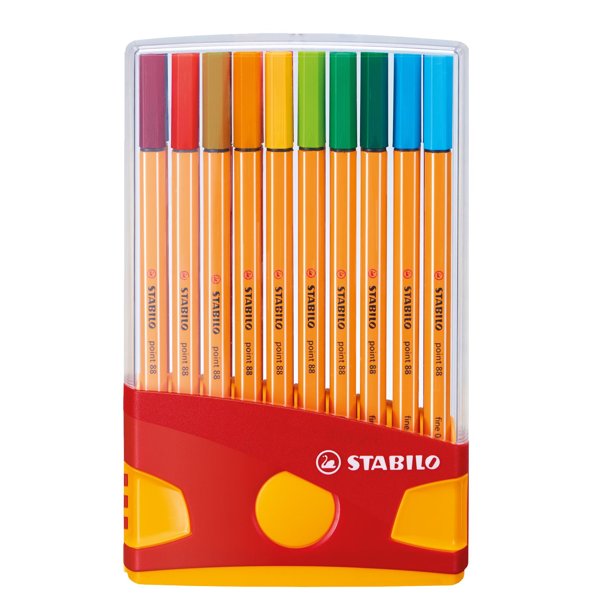 Fineliner Point 88 Color Parade - colori assortiti - Stabilo - astuccio 20 pezzi