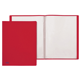 Portalistini Sviluppo - buccia - PP - 22 x 30 cm - 10 buste - rosso - Favorit