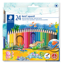 STAEDTLER Noris Club aquarell - Pastello colorato - colori assortiti (pacchetto di 24)