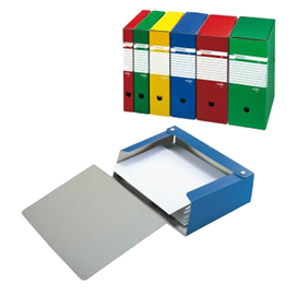 Scatola archivio Spazio - dorso 15 cm - 25 x 35 cm - rosso - Sei Rota