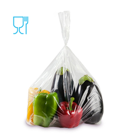 Sacchetti Rex per alimenti - 25 x 35 cm - 30 micron - PE - trasparente - Gandolfi - conf. 50 pezzi