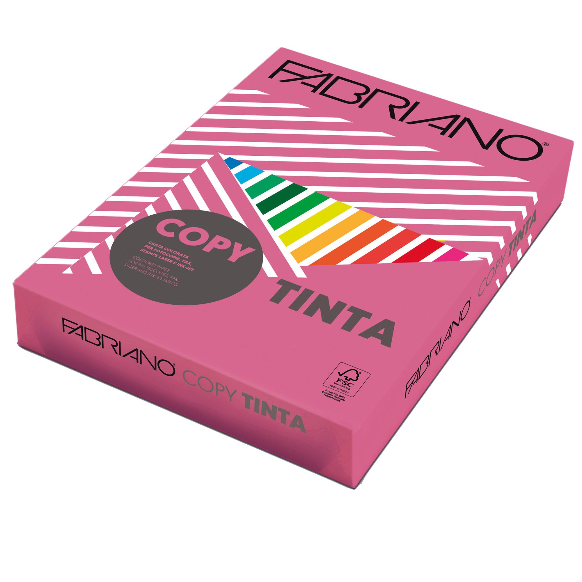 FabrianoColore - A4 - 80 gr - colori forti fuxia - Fabriano - conf. 500 fogli