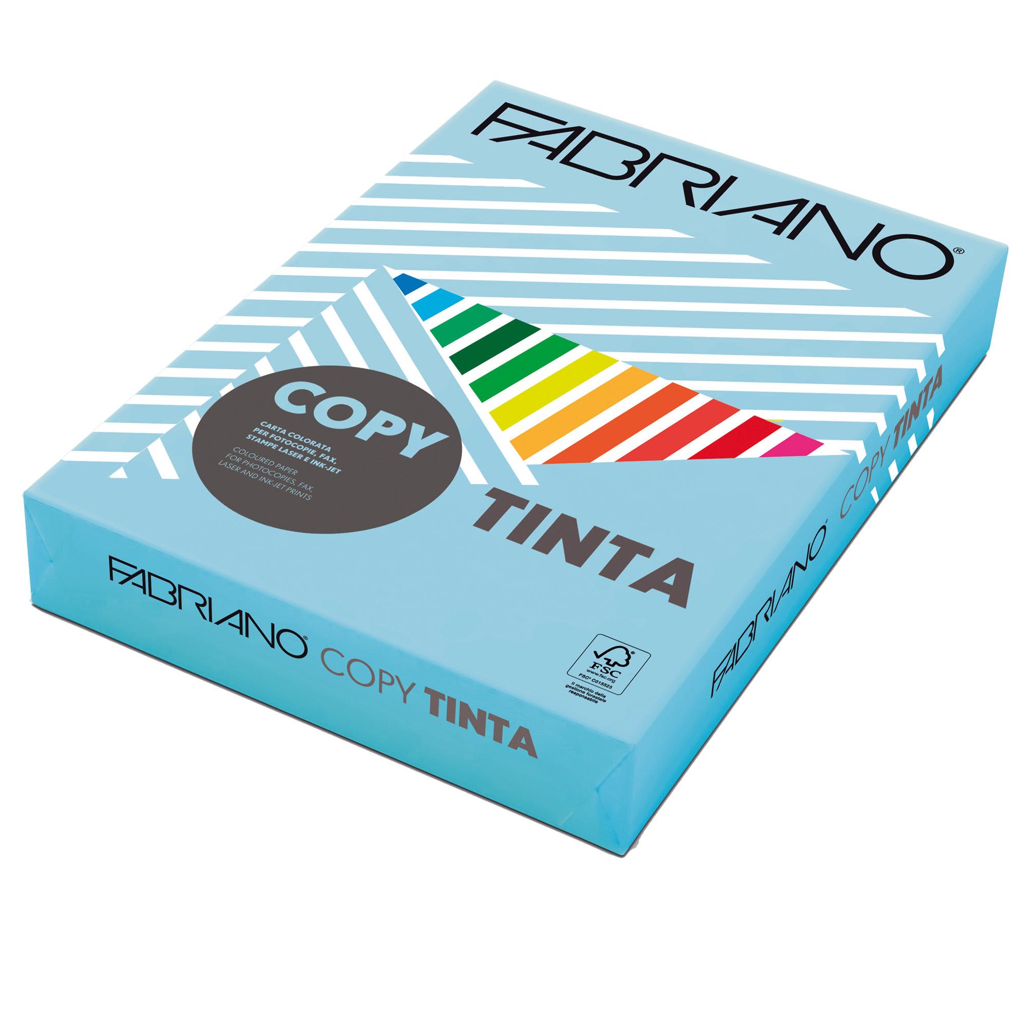 FabrianoColore - A4 - 80 gr - colori forti cielo - Fabriano - conf. 500 fogli