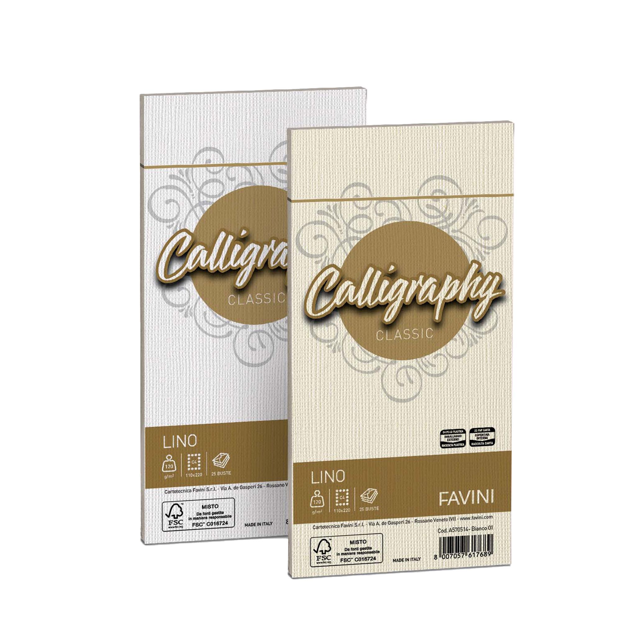 Buste Calligraphy Lino - 110 x 220 mm …