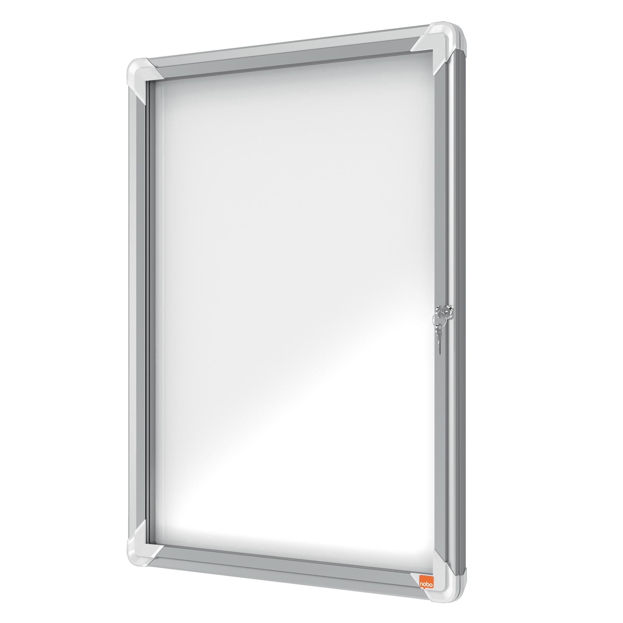 Bacheca per esterni - fondo magnetico bianco - …
