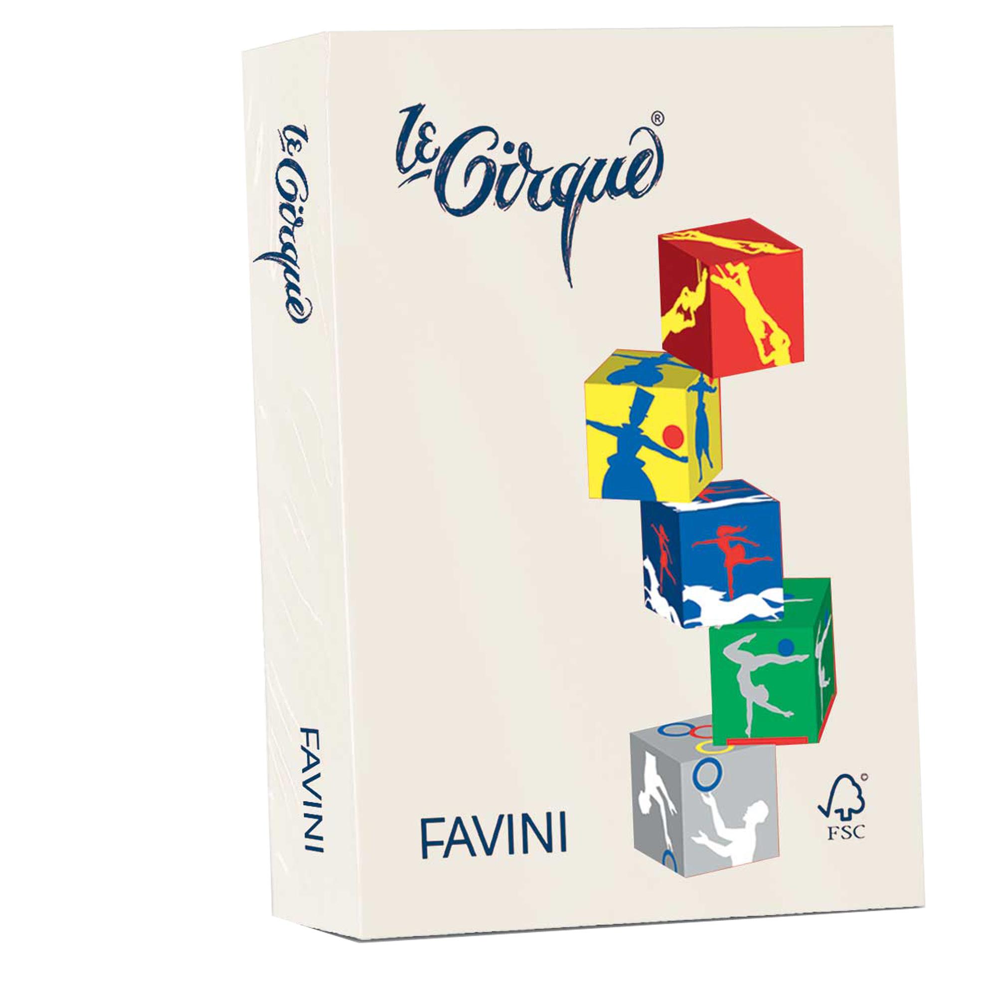 FAVINI Le Cirque - Avorio - A3 (297 x 420 mm) - 80 g/m² - 500 fogli carta comune
