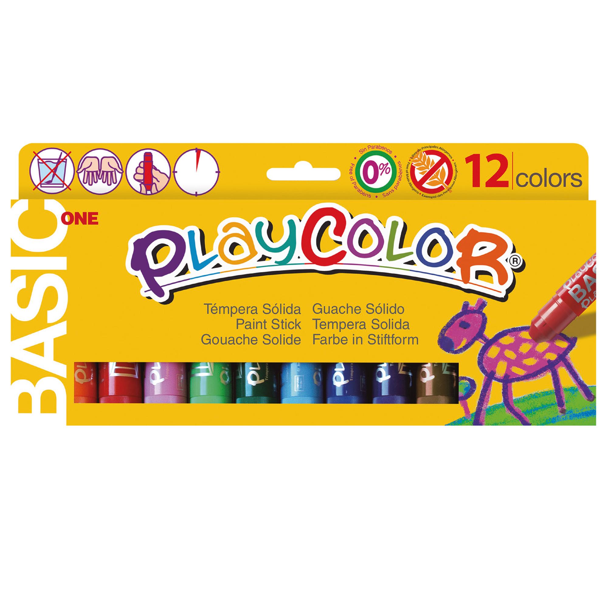 CF12TEMPERA SOLIDA PLAYCOLOR COLORI ASSORTITI
