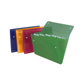 Cartella a soffietto Ice - 6 tasche - …
