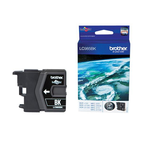 Brother LC985BK - Nero - originale - cartuccia d'inchiostro - per Brother DCP-J125, DCP-J140, DCP-J315, DCP-J515, MFC-J220, MFC-J265, MFC-J410, MFC-J415