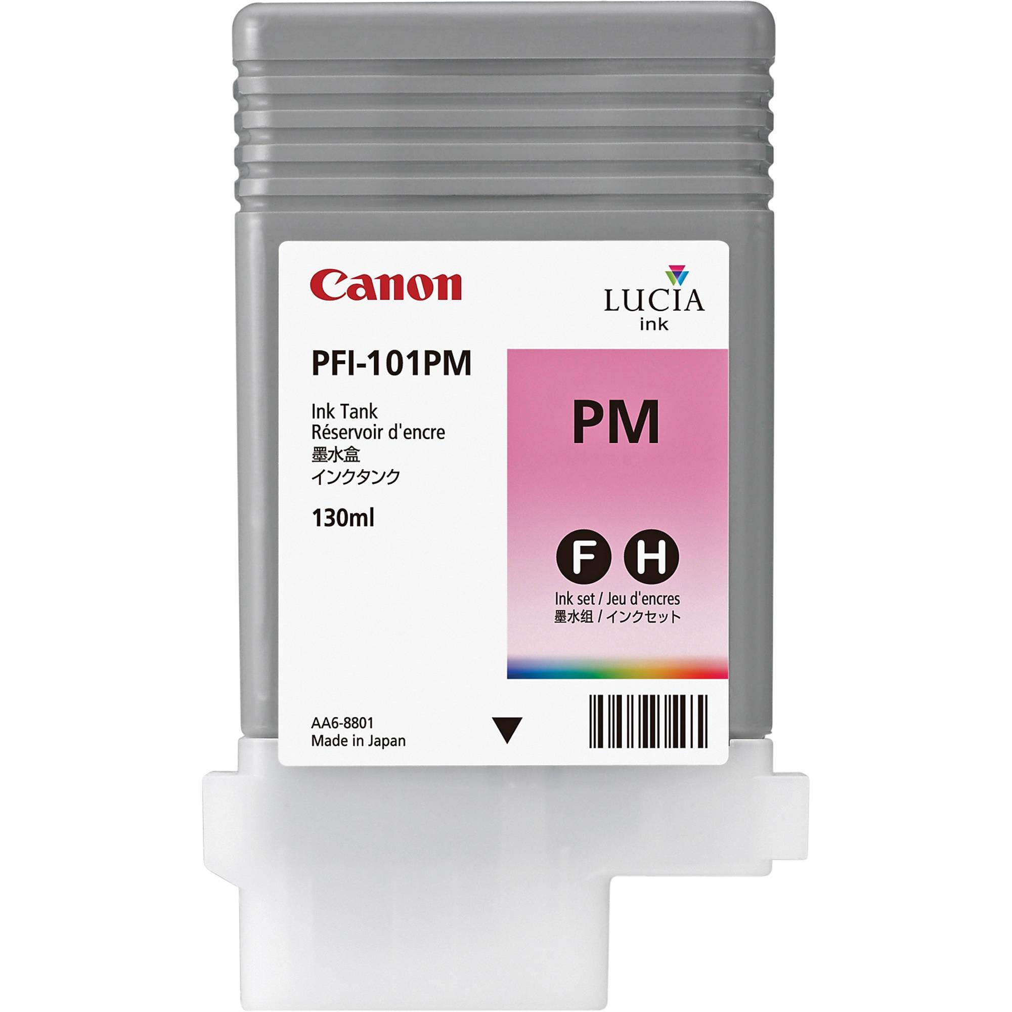 Canon LUCIA PFI-101 PM - 130 ml - magenta per foto - originale - serbatoio inchiostro - per imagePROGRAF iPF5000, iPF5100, iPF6000S, iPF6100, iPF6200