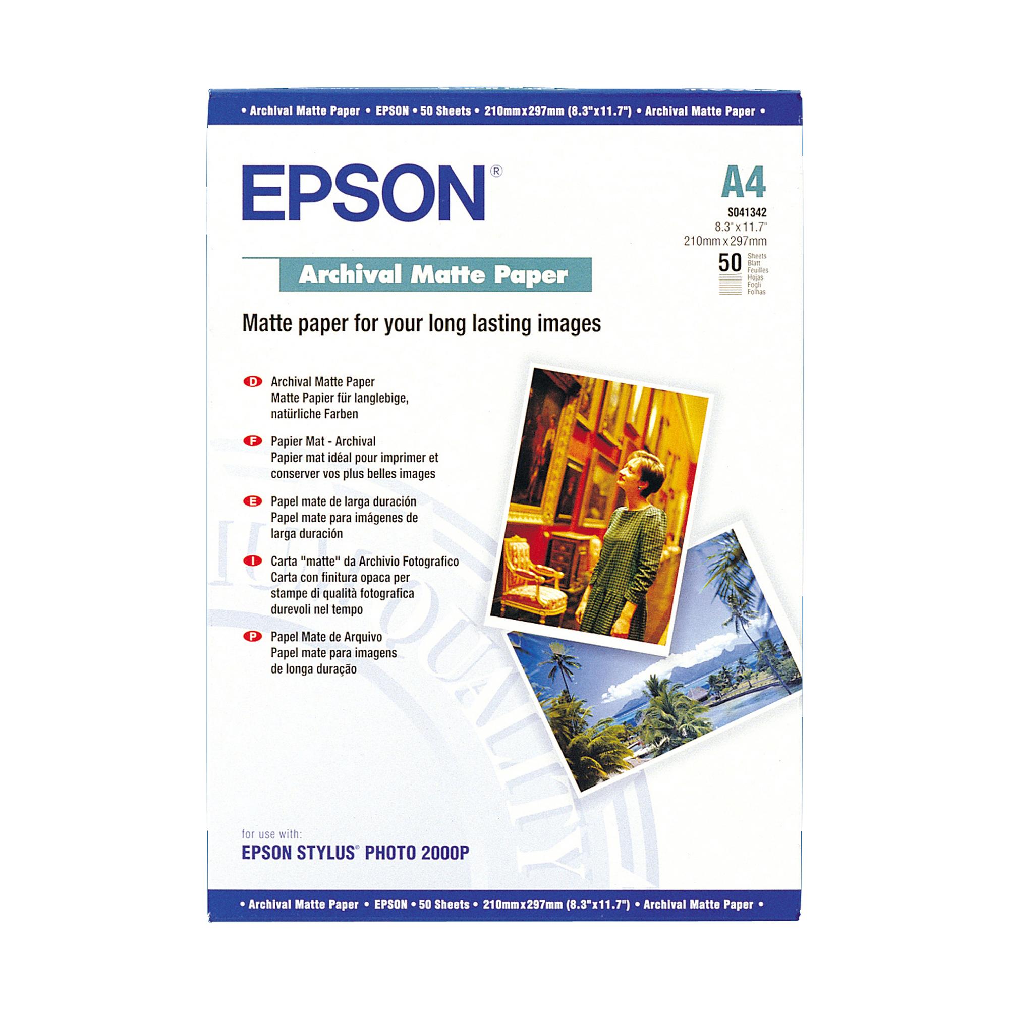 Epson - Archival Matte Paper - A4 - …
