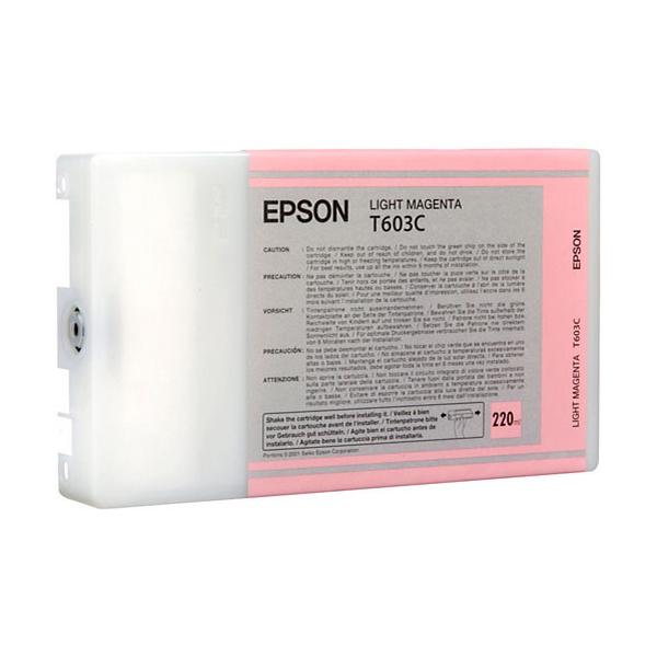 Epson T603C - 220 ml - magenta chiaro - originale - cartuccia d'inchiostro - per Stylus Pro 7800, Pro 9800
