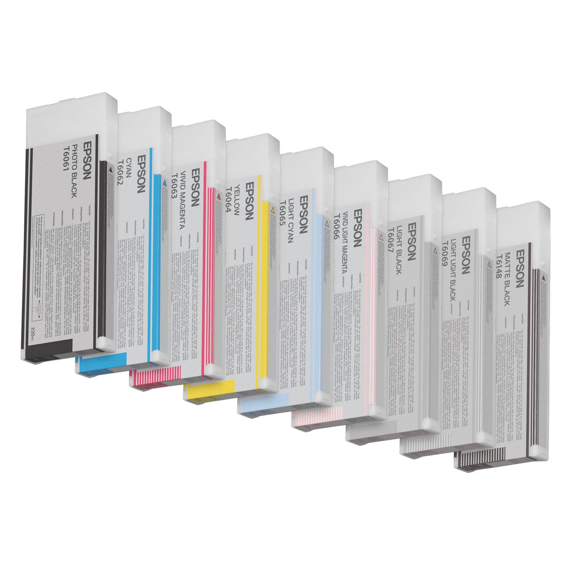 Epson T6063 - 220 ml - magenta Vivid - originale - cartuccia d'inchiostro - per Stylus Pro 4800, Pro 4880, Pro 4880 AGFA