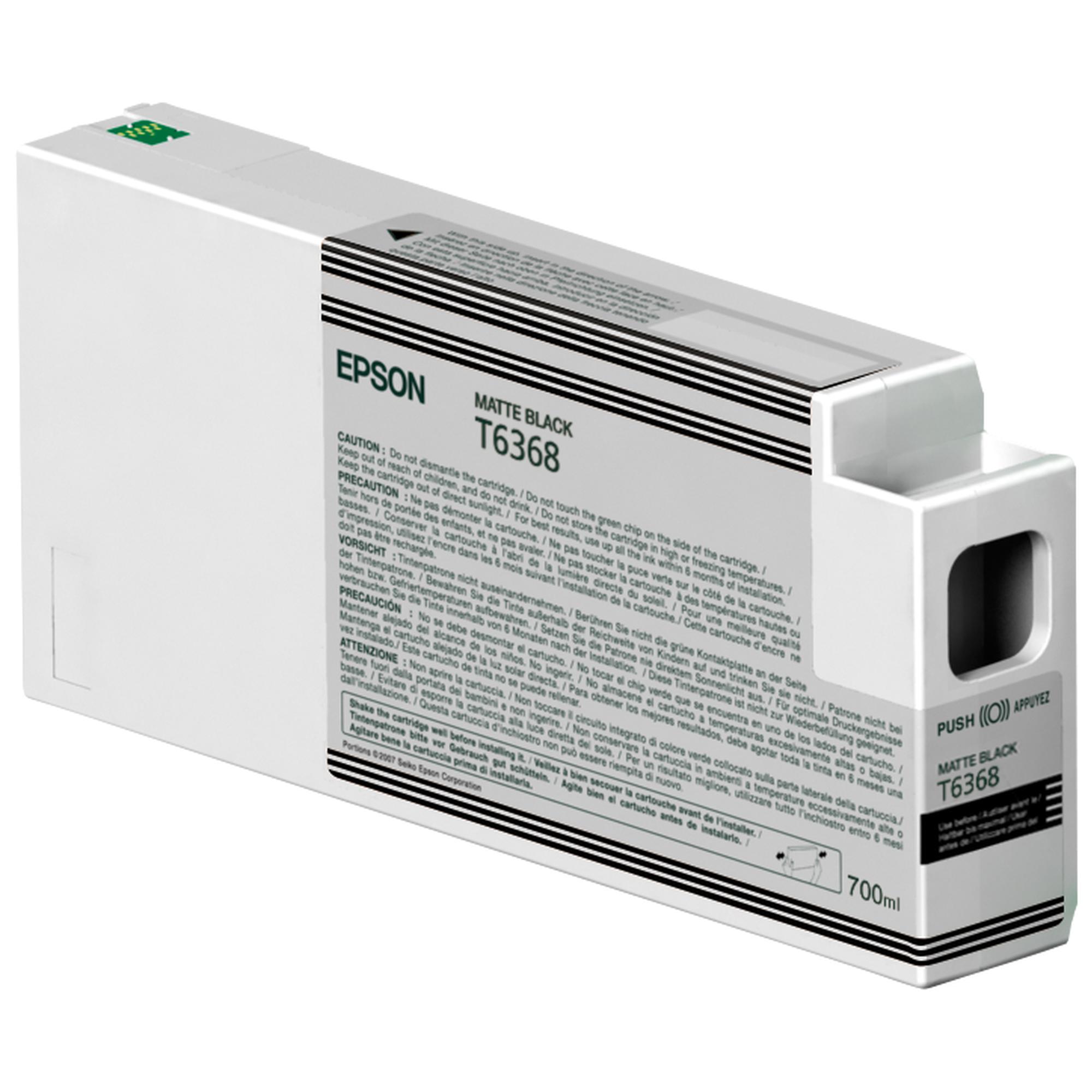 Epson - Tanica - Nero opaco - T6368 - C13T63680N - 700ml