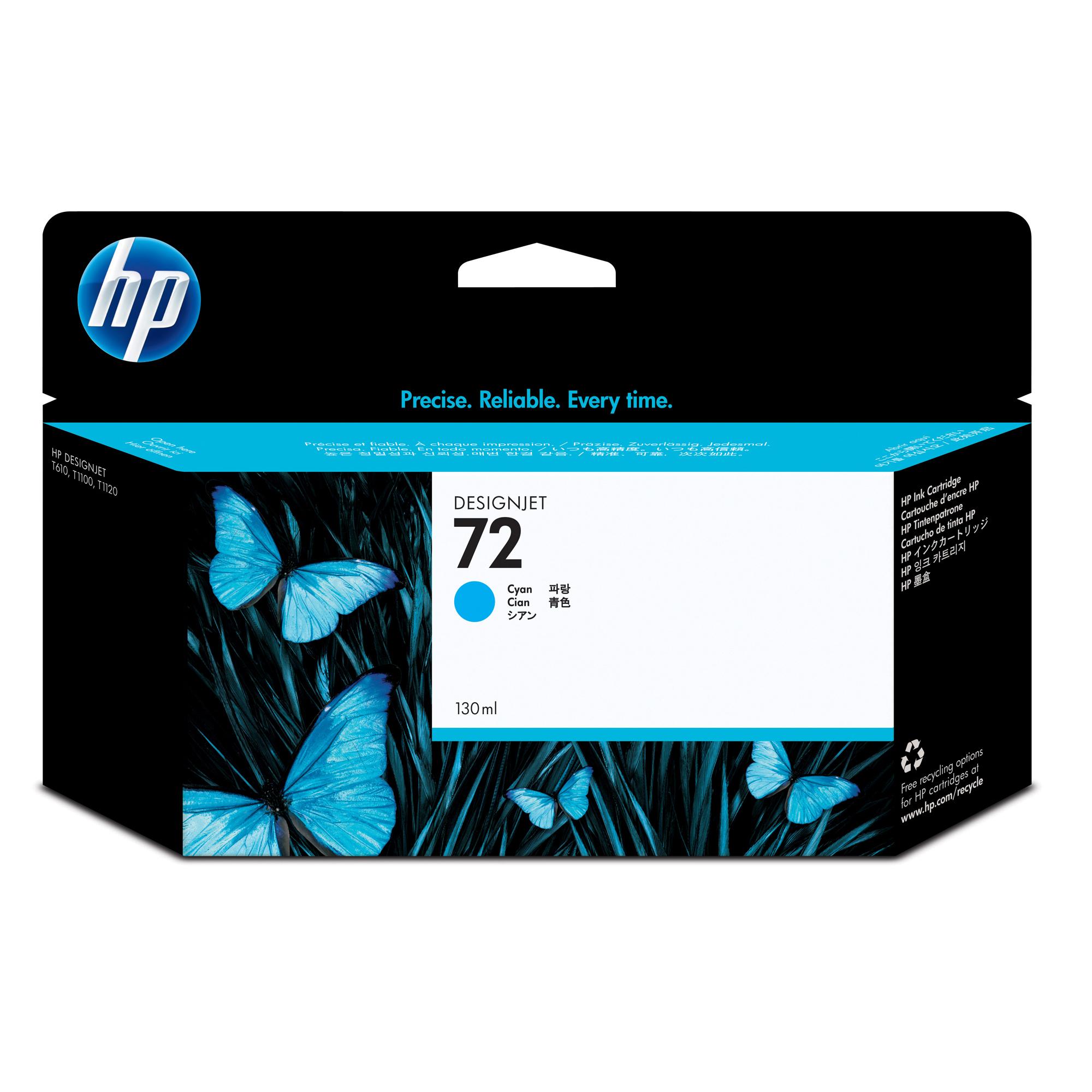 HP 72 CARTUCCIA CIANO PER STAMPANTI HP INK JET (C9371A)