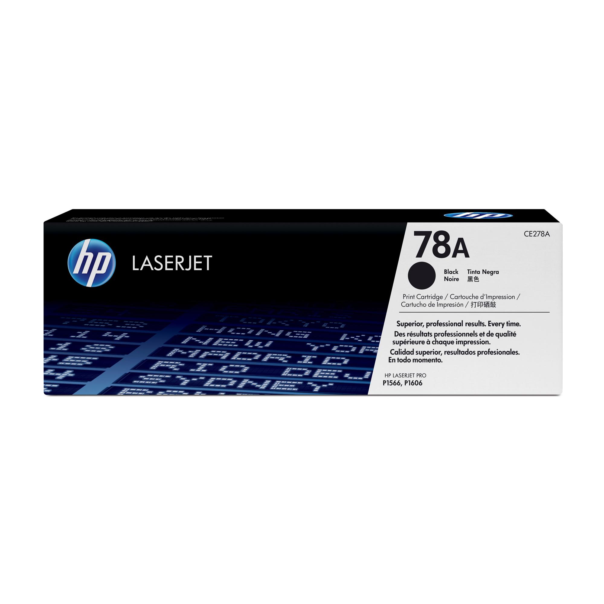 HP 78A TONER NERO PER LASERJET PRO P1566-PRO M1536DNF GARANZIA ITALIA (CE278A)