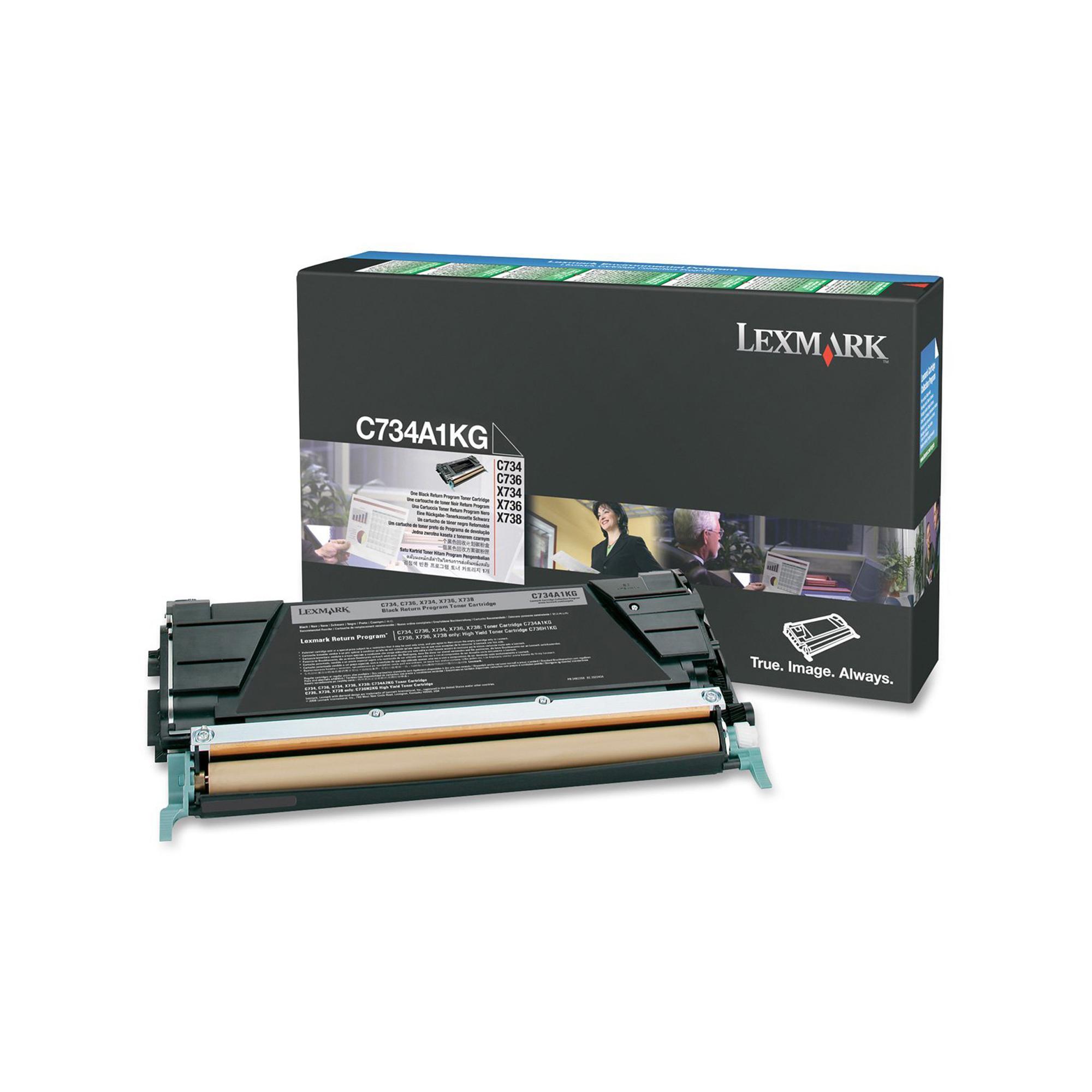Lexmark - Nero - originale - cartuccia toner LCCP, LRP - per Lexmark C734, C736, X734, X736, X738
