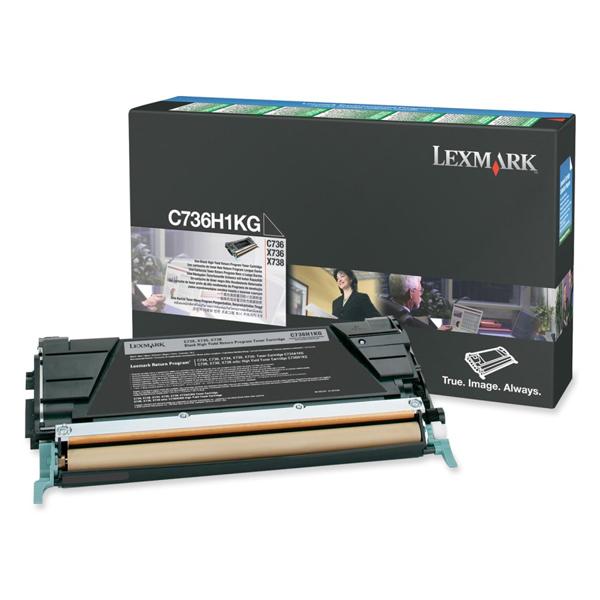 Lexmark - Alta resa - nero - originale - cartuccia toner LCCP, LRP - per Lexmark C736dn, C736dtn, C736N, X736de, X738de, X738dte