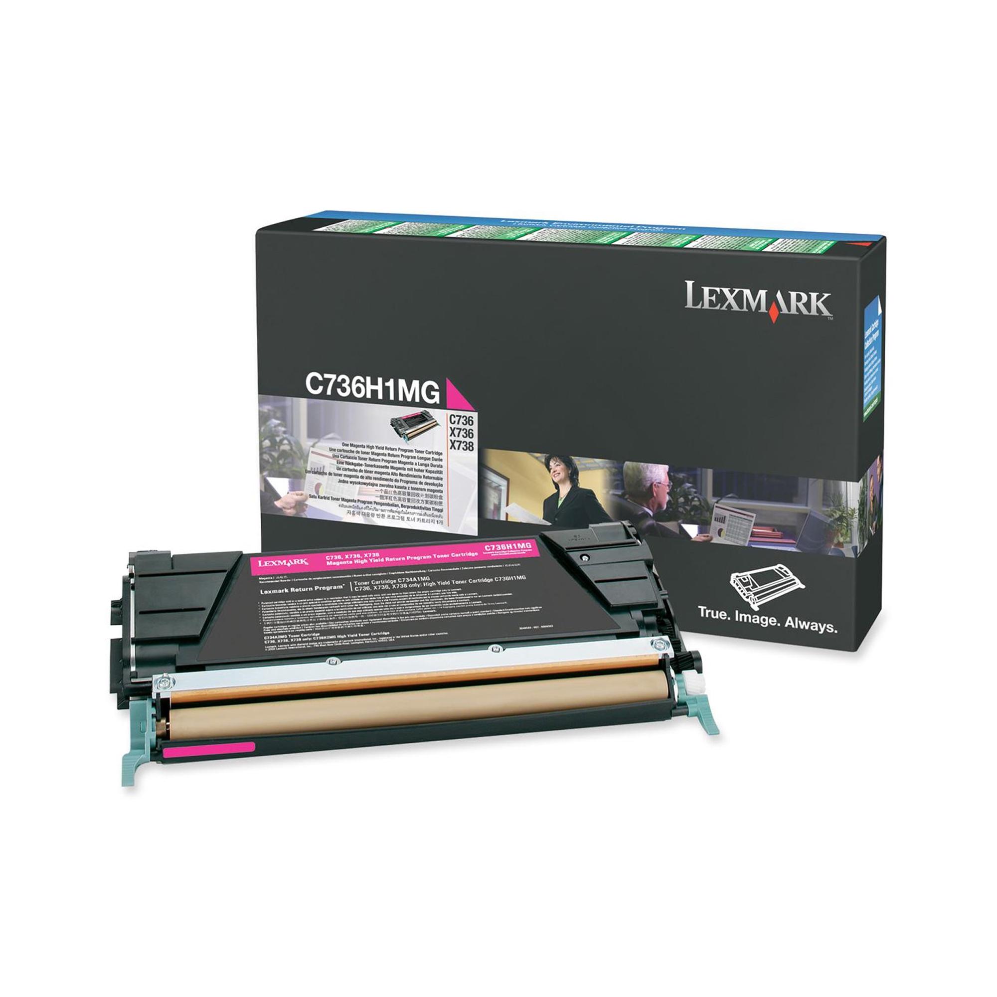 Lexmark - Alta resa - magenta - originale - cartuccia toner LCCP, LRP - per Lexmark C736dn, C736dtn, C736N, X736de, X738de, X738dte