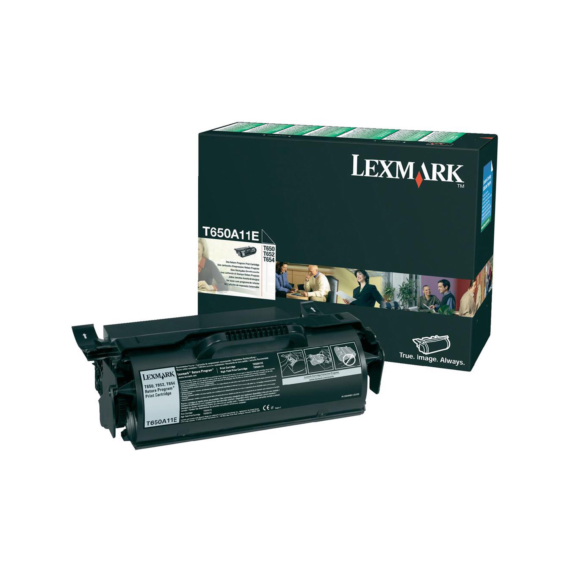Lexmark - Nero - originale - cartuccia toner LCCP, LRP - per Lexmark T650dn, T650dtn, T650n, T652dn, T652dtn, T652n, T654dn, T654dtn, T654n