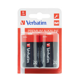 Pila torcia - D - 49923 - alcalina - Verbatim - blister 2 pezzi
