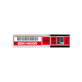Micromine - mina 0,7mm - gradazione HB - Koh.I.Noor - astuccio 12 mine