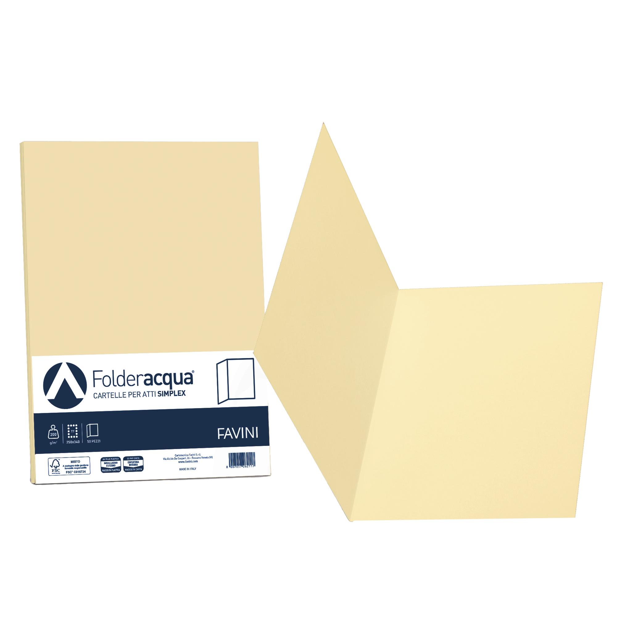 Cartellina semplice Acqua - 200 gr - A4 …