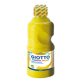 FLACONE 250ML TEMPERA GIALLO PRIMARIO LAVABILE