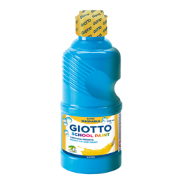 FLACONE 250ML TEMPERA CIANO LAVABILE