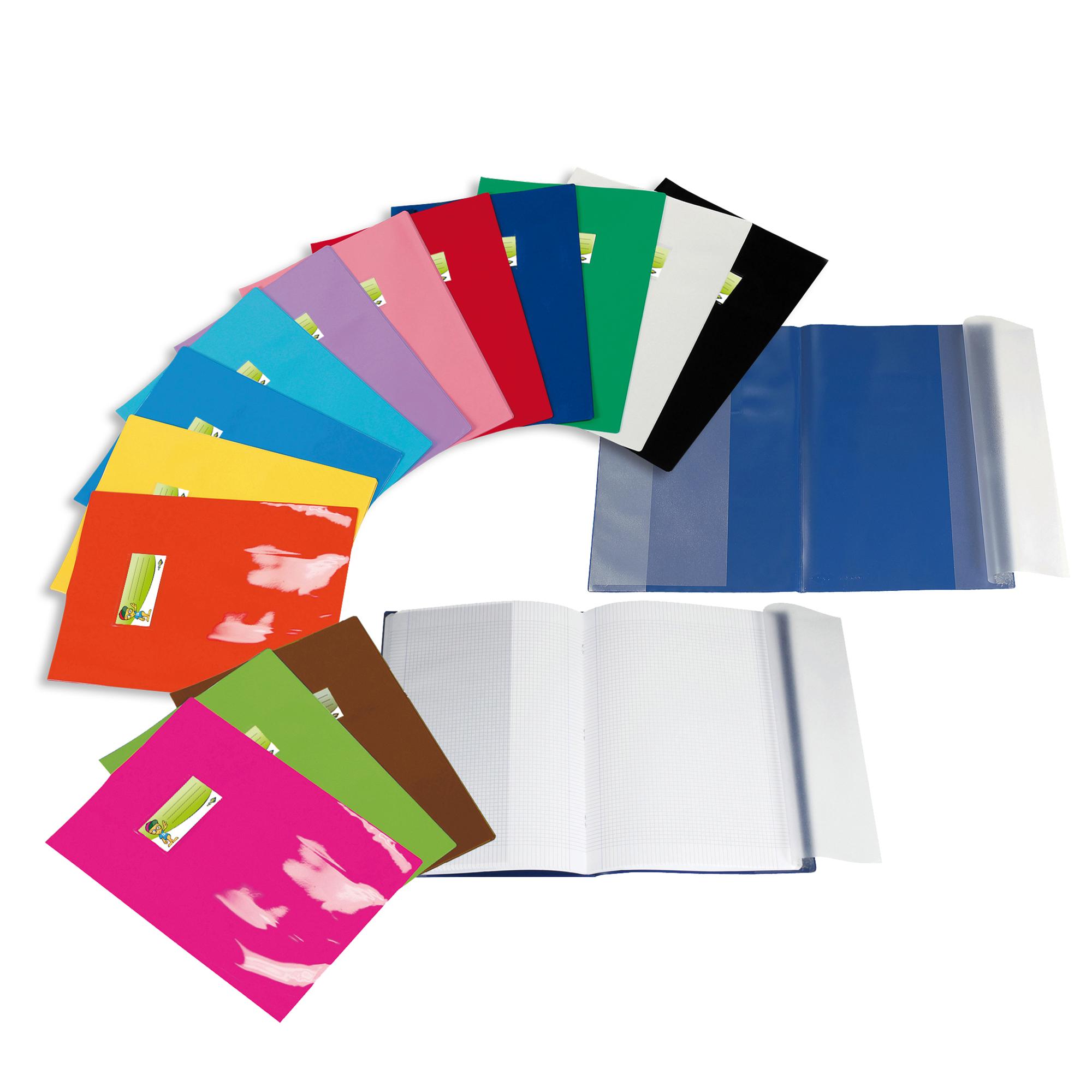 SEI ROTA COVER MAXI L F COPRIQUADERNO IN PVC LACCATO 210X297 mm ROSA