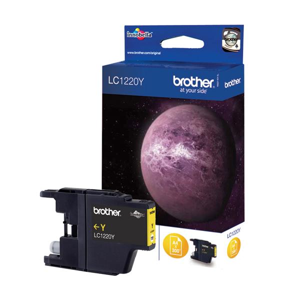 Brother LC1220Y - Giallo - originale - cartuccia d'inchiostro - per Brother DCP-J525, DCP-J725, DCP-J925, MFC-J430, MFC-J625, MFC-J825; MyMio MFC-J825