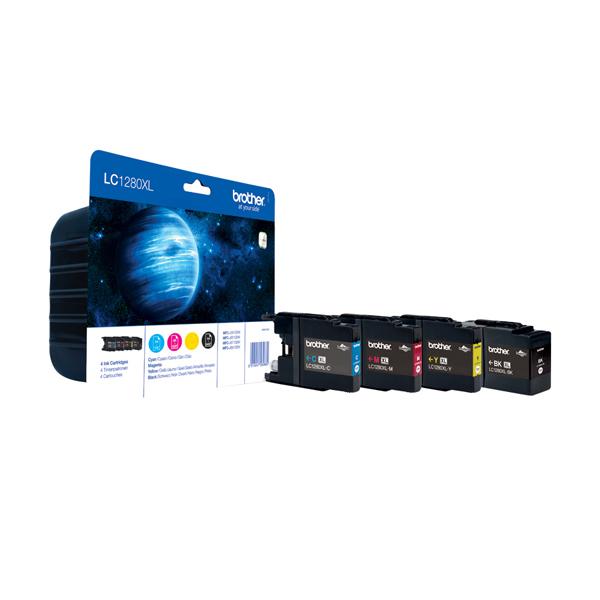 KIT 4 CARTUCCE COLORE PER MFC-J6510DW-J6910DW ( NERO-CIANO-MAGENTA GIALLO ) BLISTER DURATA 1200 PAGINE