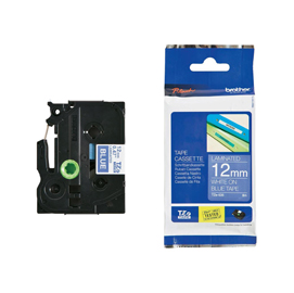 BROTHER TZE535 NASTRO LAMINATO 12MMx8MT COLORE BLU STAMPA …