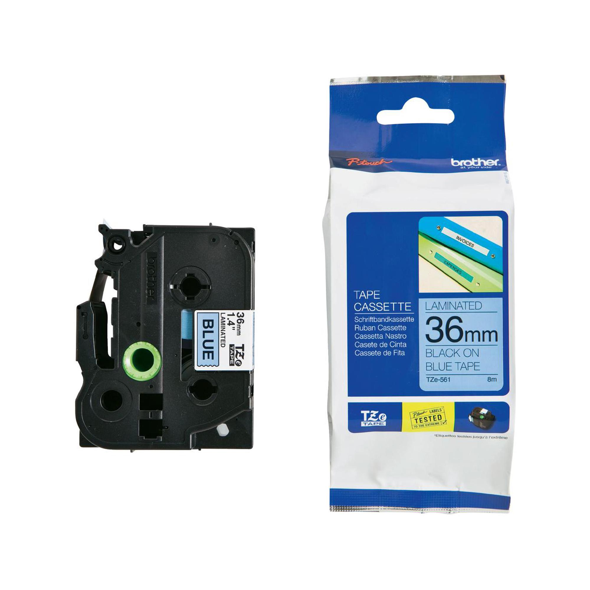LAMINATO DA 36 MM NERO SU FONGO BLU LUNGHEZZA 8 METRI