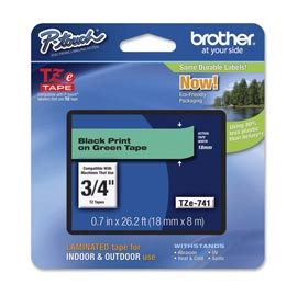 BROTHER TZE741 NASTRO PER STAMPANTE A TRASFERIMENTO TERMICO …