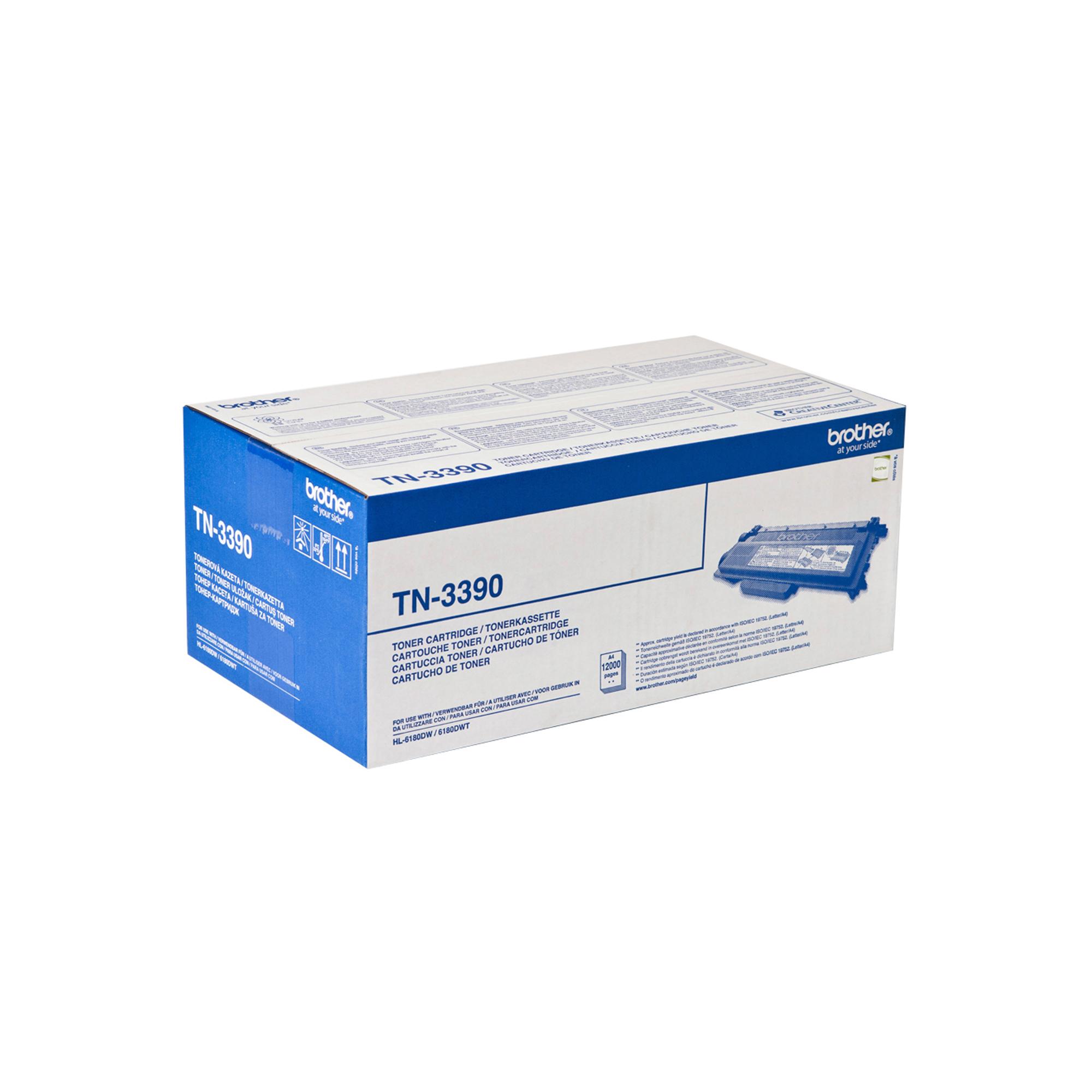 Brother TN3390 - Nero - originale - cartuccia toner - per Brother DCP-8250DN, HL-6180DW, HL-6180DWT, MFC-8950DW, MFC-8950DWT