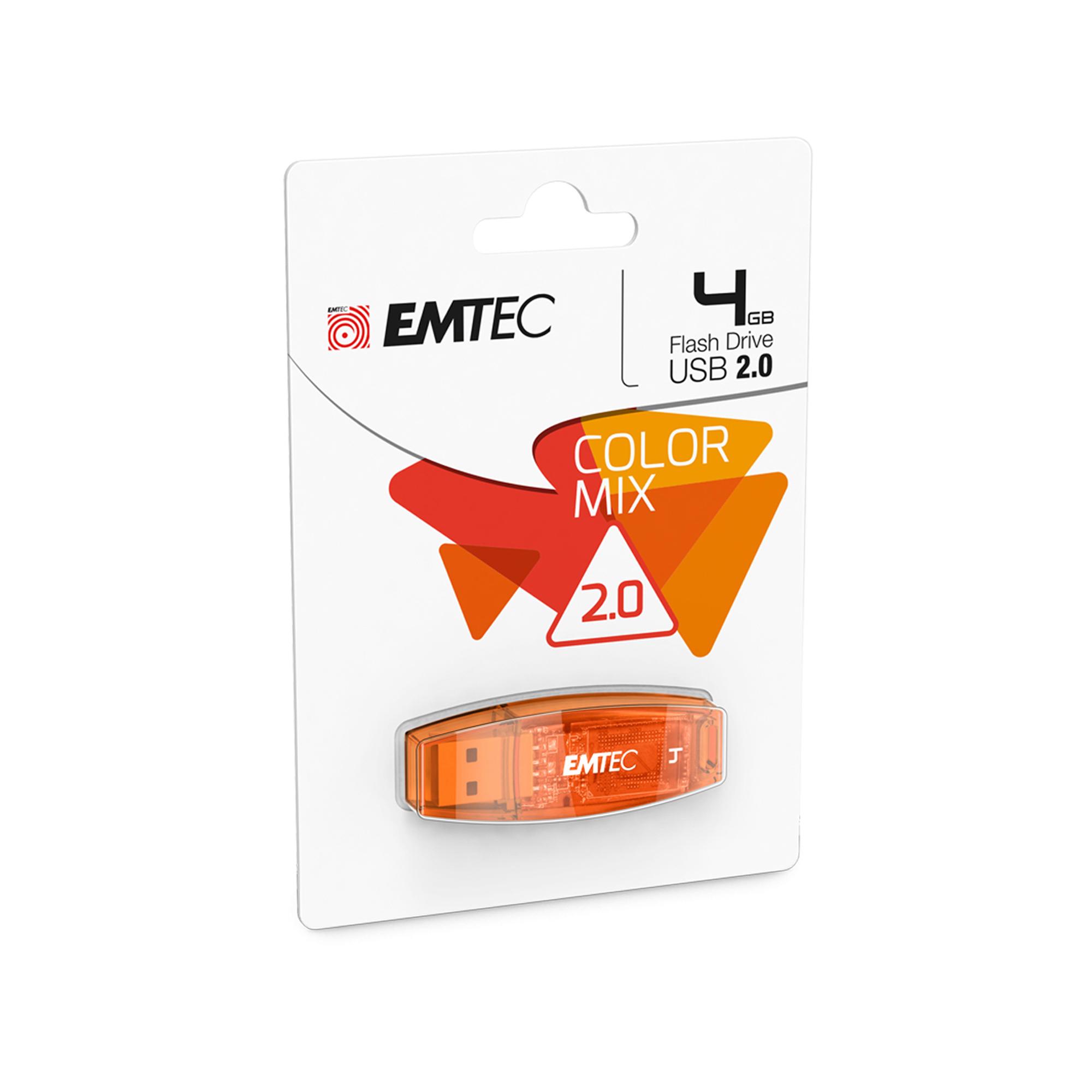 Emtec - Memoria Usb 2.0 - Arancione - …