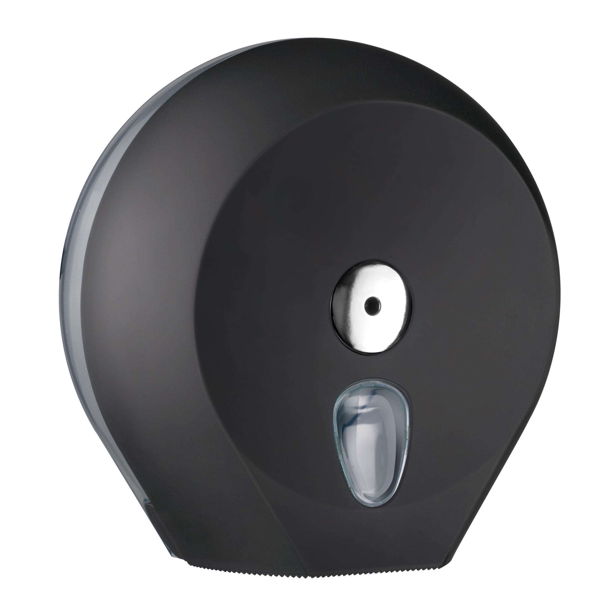 Dispenser carta igienica Mini Jumbo EColored - 27 x 12,8 x 27,3 cm - vesuvian black - Mar Plast