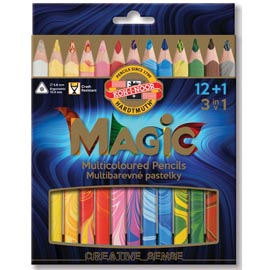 KOH-I-NOOR MAGIC - Pastello colorato (pacchetto di 12)