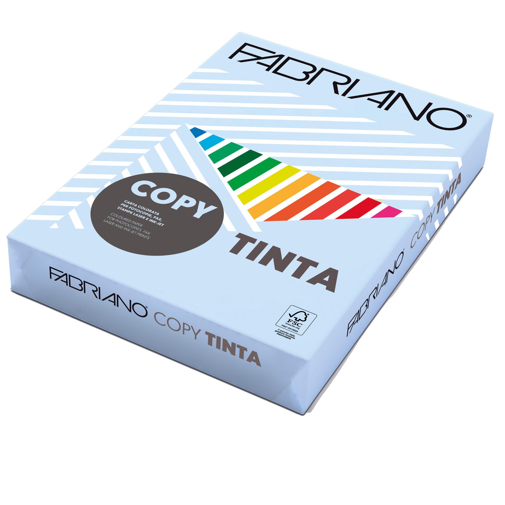FabrianoColore - A4 - 160 gr - colori tenui celeste - Fabriano - conf. 250 fogli