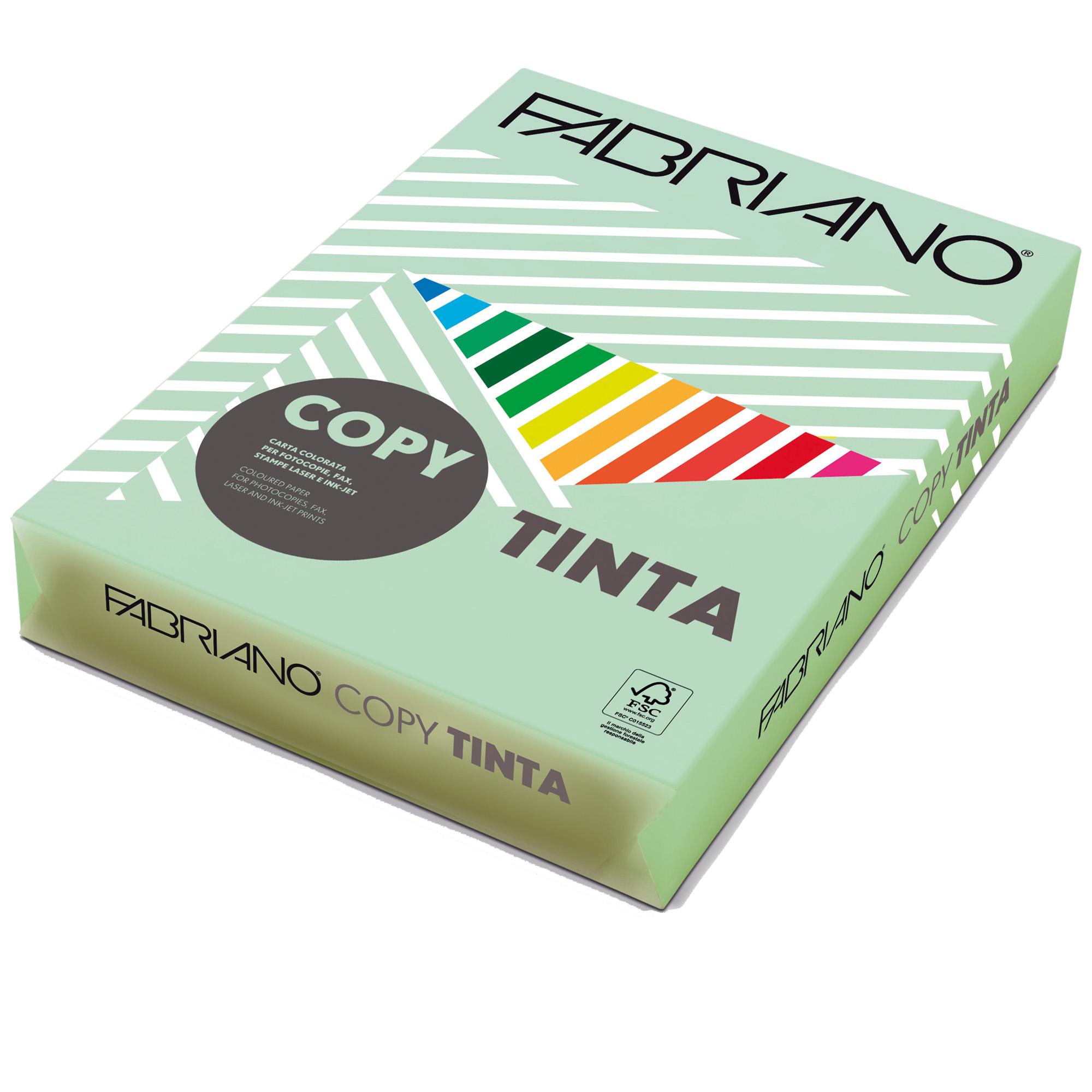 FabrianoColore - A4 - 160 gr - colori tenui verde chiaro - Fabriano - conf. 250 fogli