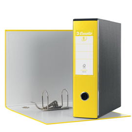 Registratore Eurofile G53 - dorso 8 cm - commerciale 23 x 30 cm - giallo vivida - Esselte