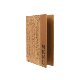 PortamenU' Design - 1 inserto doppio incluso - A4 - 24 x 34 cm - sughero - Securit