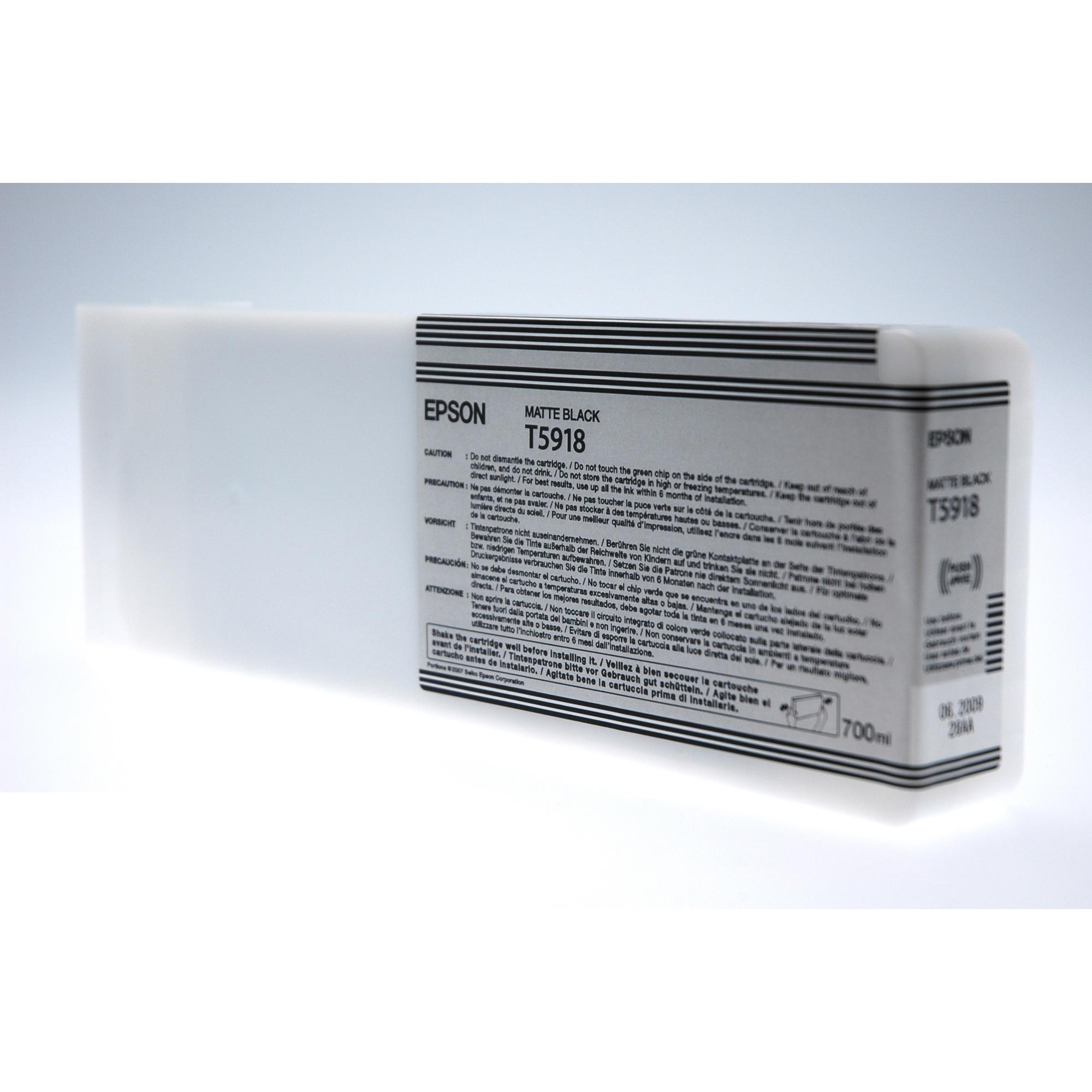 Epson T5918 - 700 ml - nero opaco - originale - cartuccia d'inchiostro - per Stylus Pro 11880, Pro 11880 AGFA, Pro 11880 Xerox
