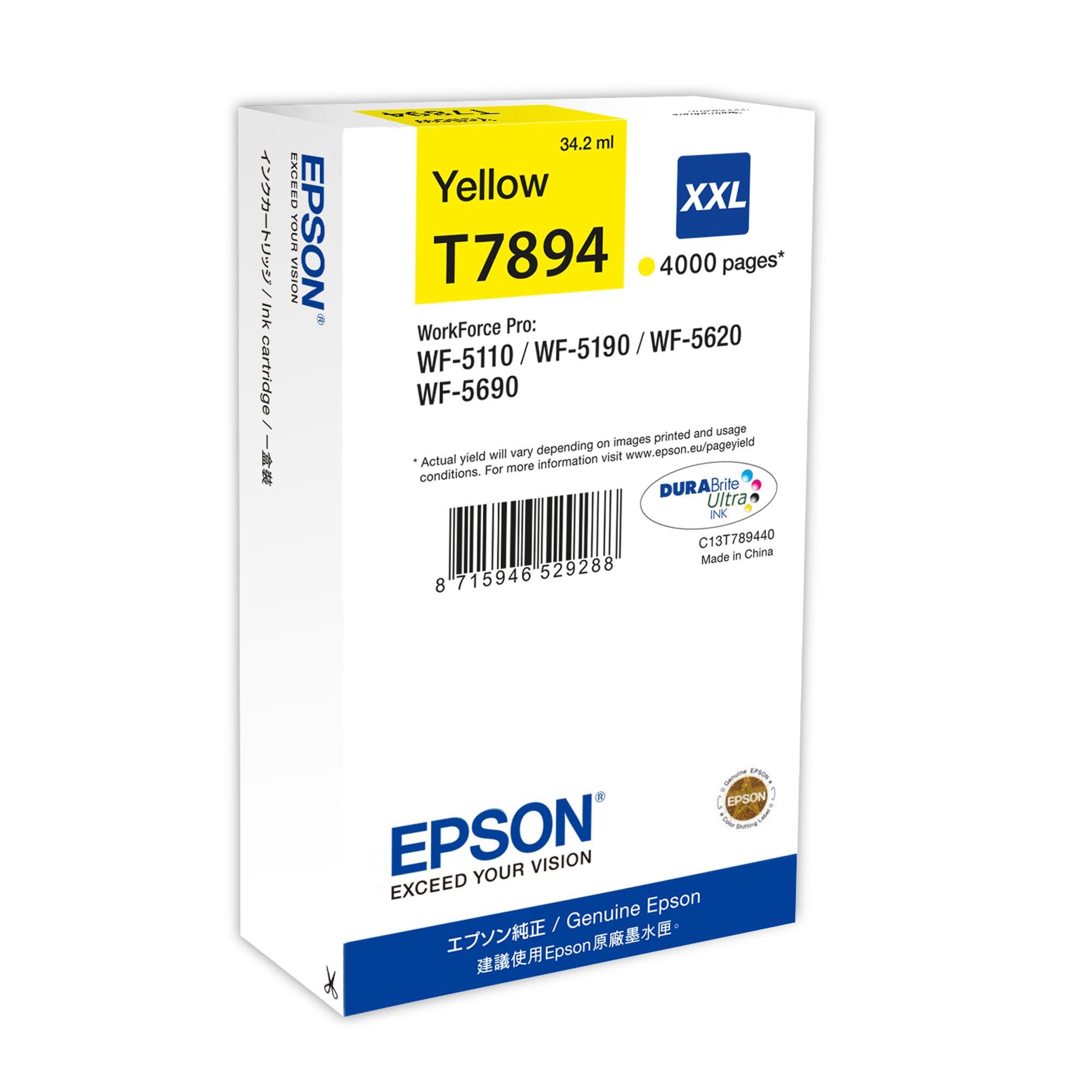 Epson - Tanica - Giallo - T7894 -  C13T789440 - 34,2ml