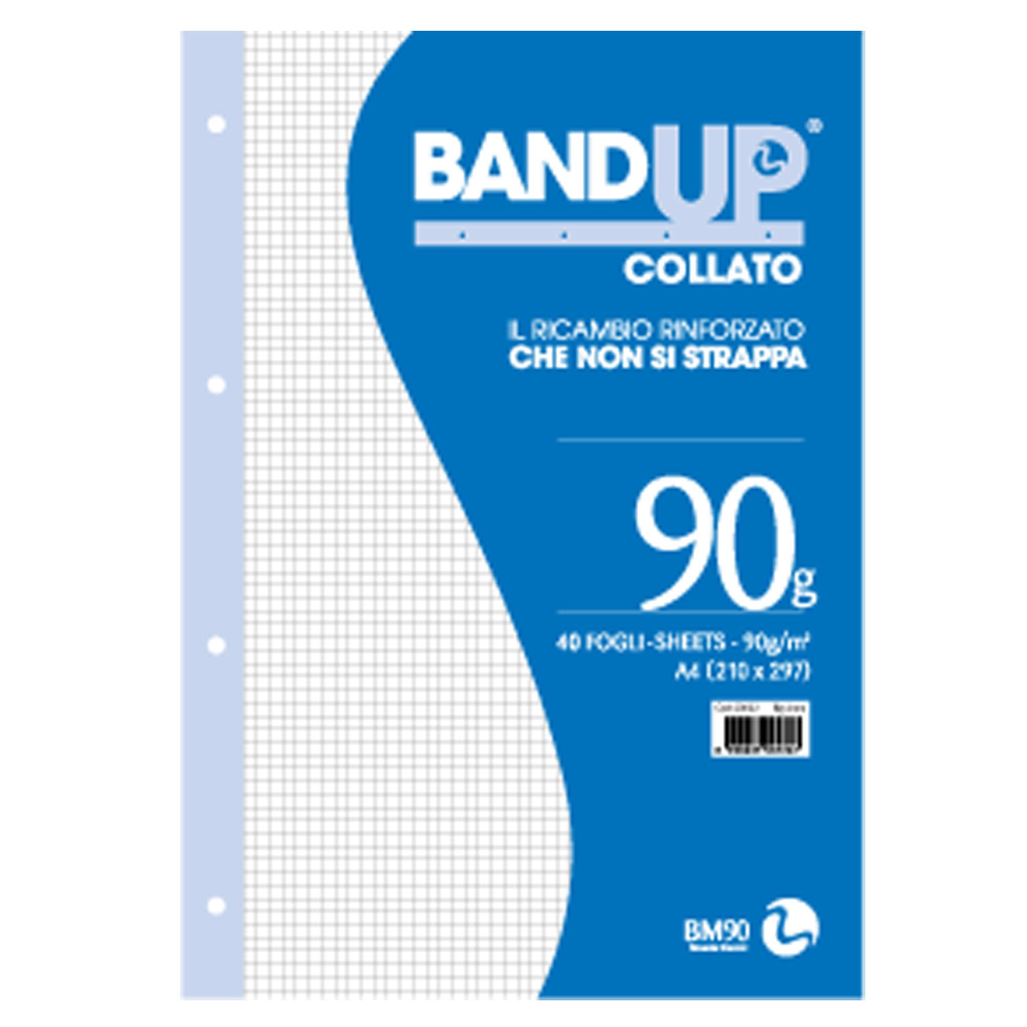 Blocco collato BandUp - fori rinforzati - A4 …