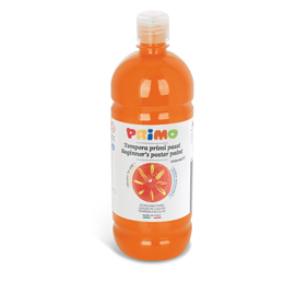 Tempera ARANCIO brillante primi passi in bottiglia 1000ml